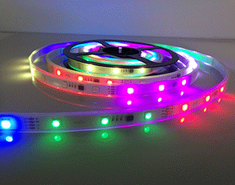 WS2818B 12V 30燈 全彩斷點續傳 LED全彩燈帶幻彩燈帶